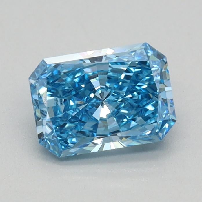 0.53 Ct. Fancy Vivid Blue Radiant Lab Grown Diamond