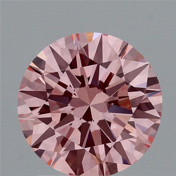 1.92 Ct. Fancy Vivid Pink Round Lab Grown Diamond