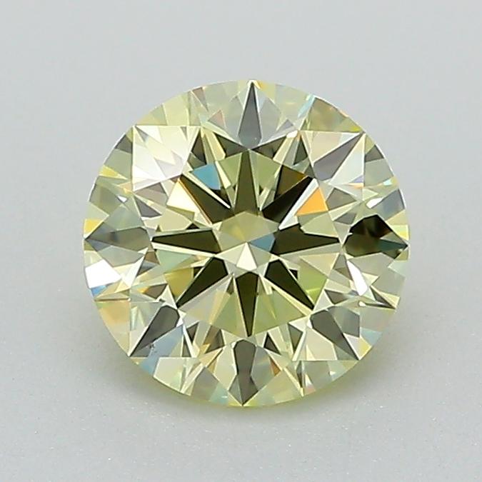 1.02 Ct. Fancy Yellow Round Lab Grown Diamond