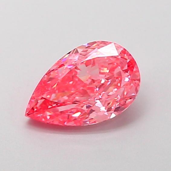 1.00 Ct. Fancy Vivid  Pink Pear Lab Grown Diamond