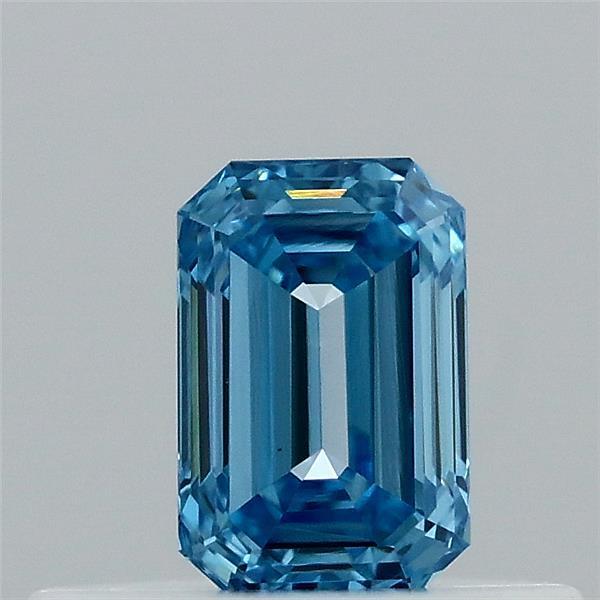 0.30 Ct. Fancy Vivid Blue Emerald Lab Grown Diamond