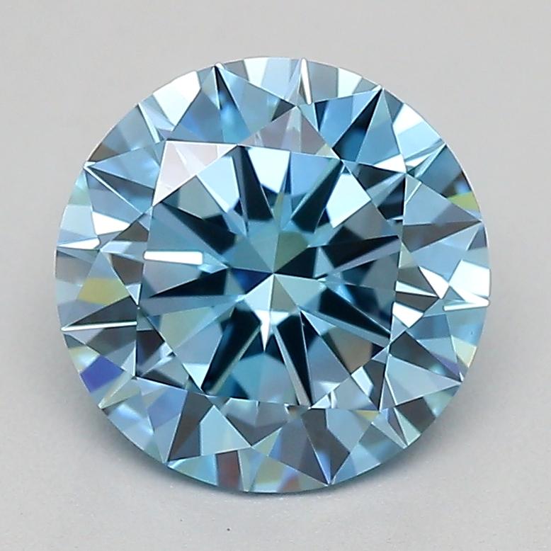 1.00 Ct. Fancy Vivid  Blue Round Lab Grown Diamond