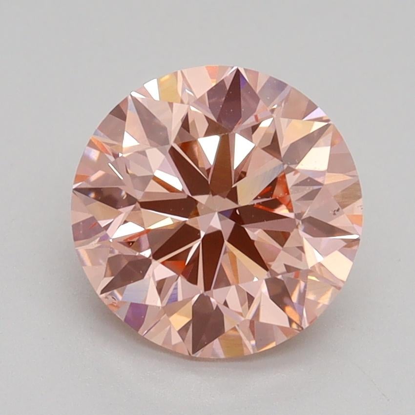 2.00 Ct. Fancy Intense Pink Round Lab Grown Diamond