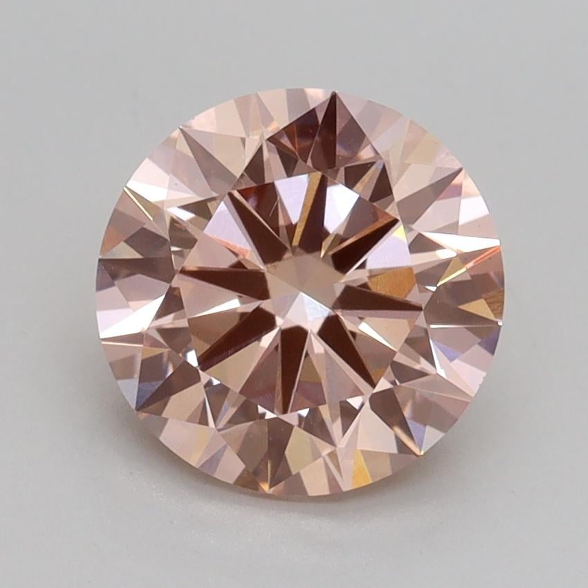 2.00 Ct. Fancy Intense Pink Round Lab Grown Diamond