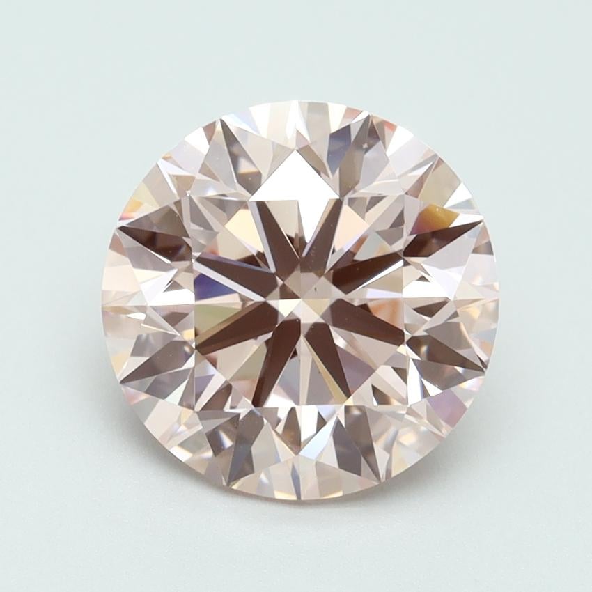 3.30 Ct. Fancy Intense Pink Round Lab Grown Diamond