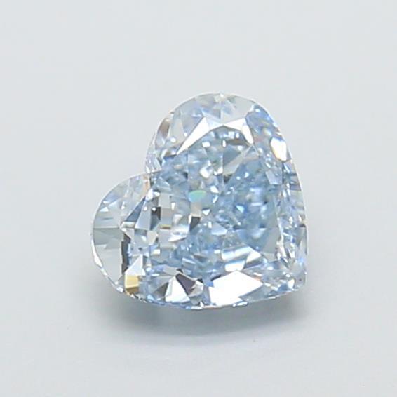 1.11 Ct. Fancy  Blue Heart Lab Grown Diamond