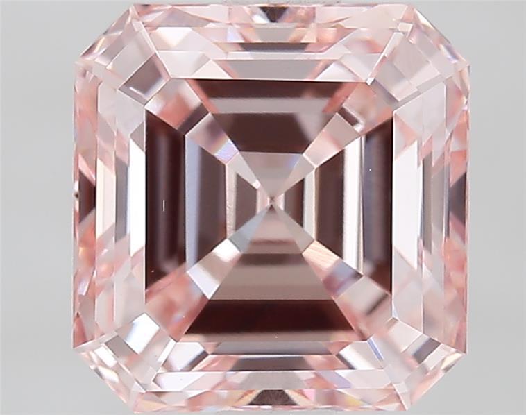 1.84 Ct. Fancy  Pink Asscher Lab Grown Diamond