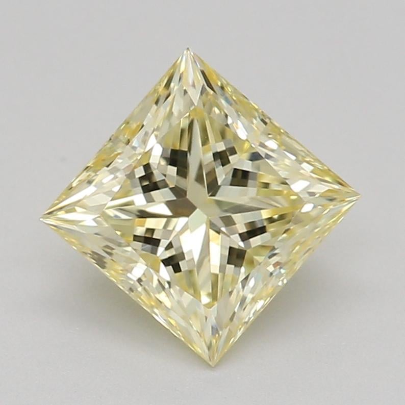 0.79 Ct. Fancy Intense Yellow Princess Lab Grown Diamond