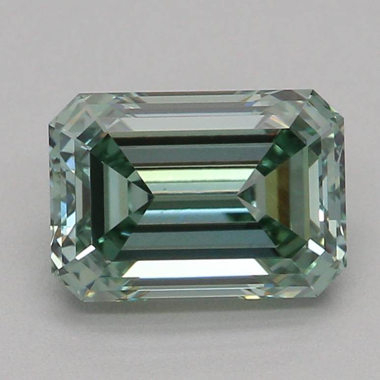 1.04 Ct. Fancy Vivid Green Emerald Lab Grown Diamond