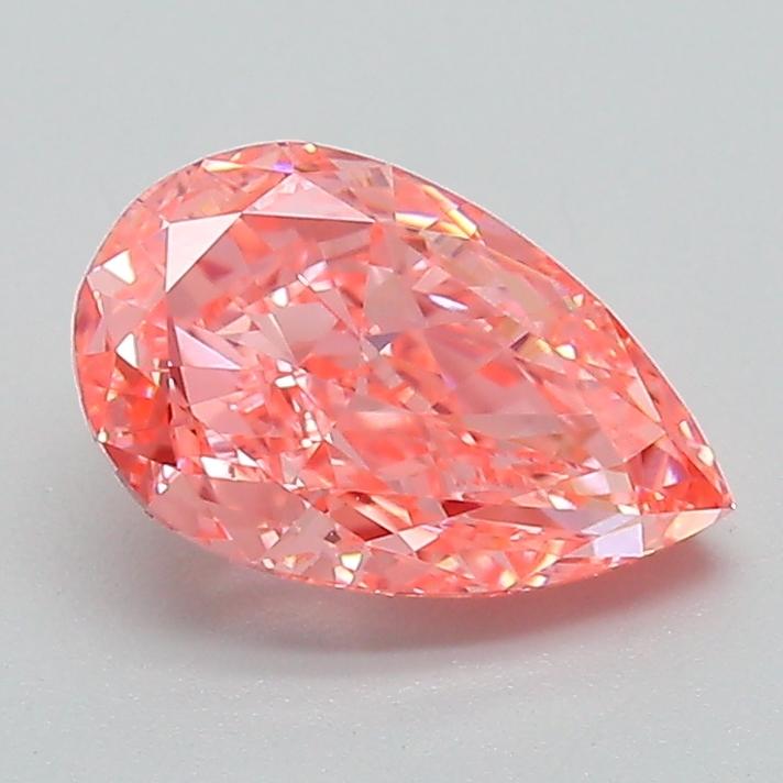 1.35 Ct. Fancy Vivid Pink Pear Lab Grown Diamond