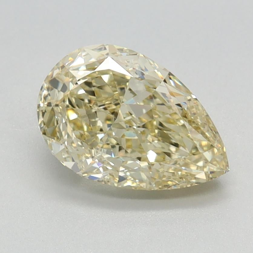 1.40 Ct. Fancy Light Yellow Pear Lab Grown Diamond