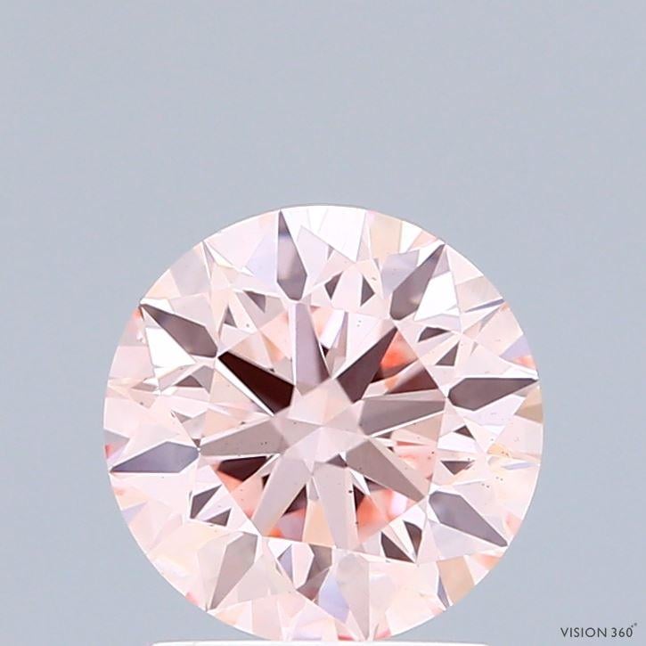 1.64 Ct. Fancy Intense Pink Round Lab Grown Diamond