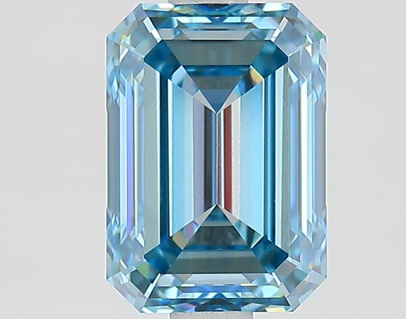 2.11 Ct. Fancy Intense Blue Emerald Lab Grown Diamond