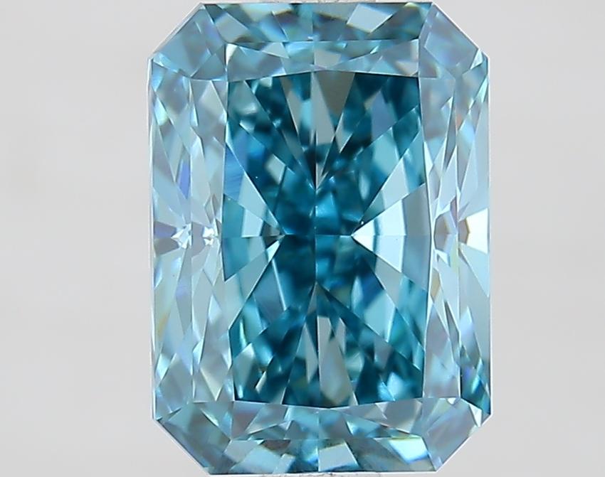 2.07 Ct. Fancy Vivid Blue Radiant Lab Grown Diamond