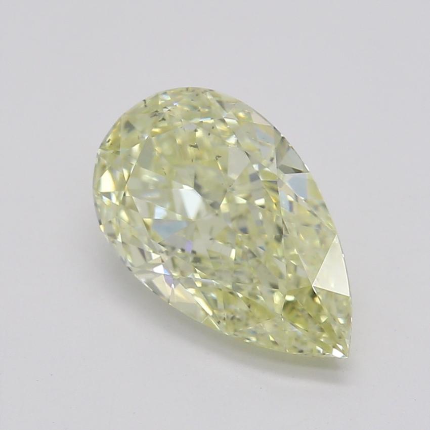 1.23 Ct. Fancy Light Yellow Pear Diamond