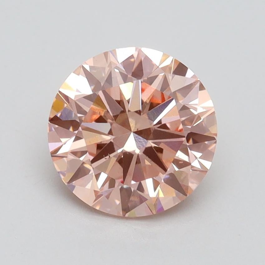 1.70 Ct. Fancy Intense Pink Round Lab Grown Diamond