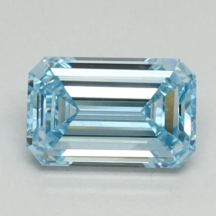 1.07 Ct. Fancy Intense Blue Emerald Lab Grown Diamond