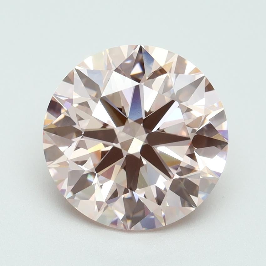 3.60 Ct. Fancy Intense Pink Round Lab Grown Diamond
