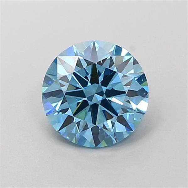 1.06 Ct. Fancy Vivid  Blue Round Lab Grown Diamond