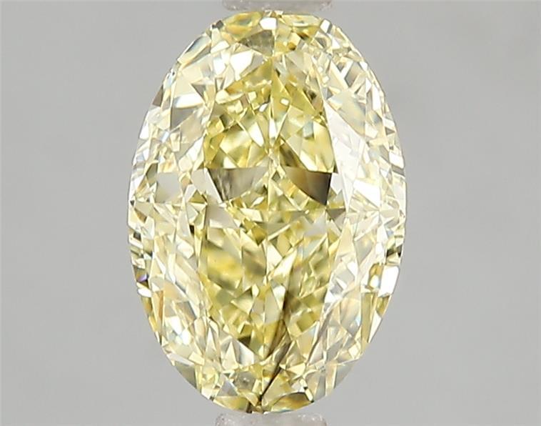 2.02 Ct. Fancy Intense Yellow Oval Lab Grown Diamond