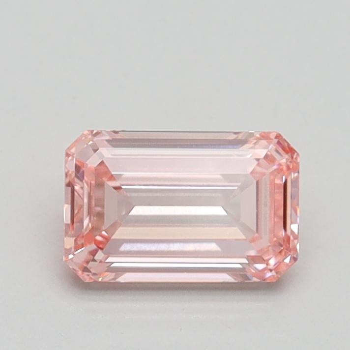 0.7 Ct. Fancy Intense Pink Emerald Lab Grown Diamond