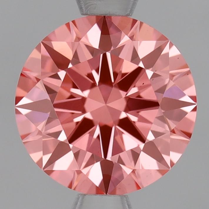 1.07 Ct. Fancy Vivid Pink Round Lab Grown Diamond