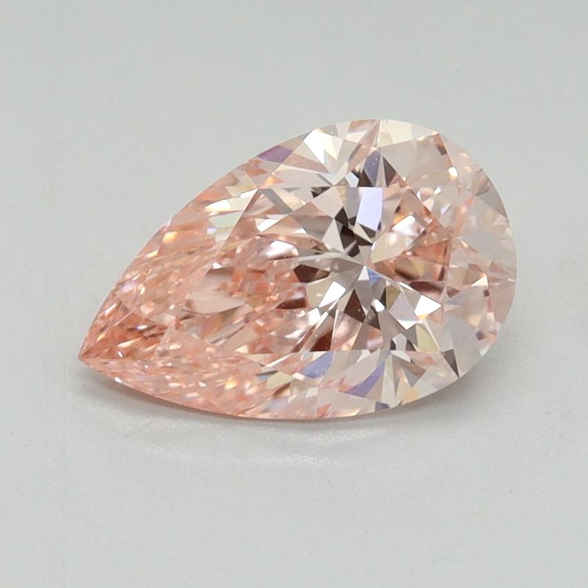 1.29 Ct. Fancy Vivid Pink Pear Lab Grown Diamond