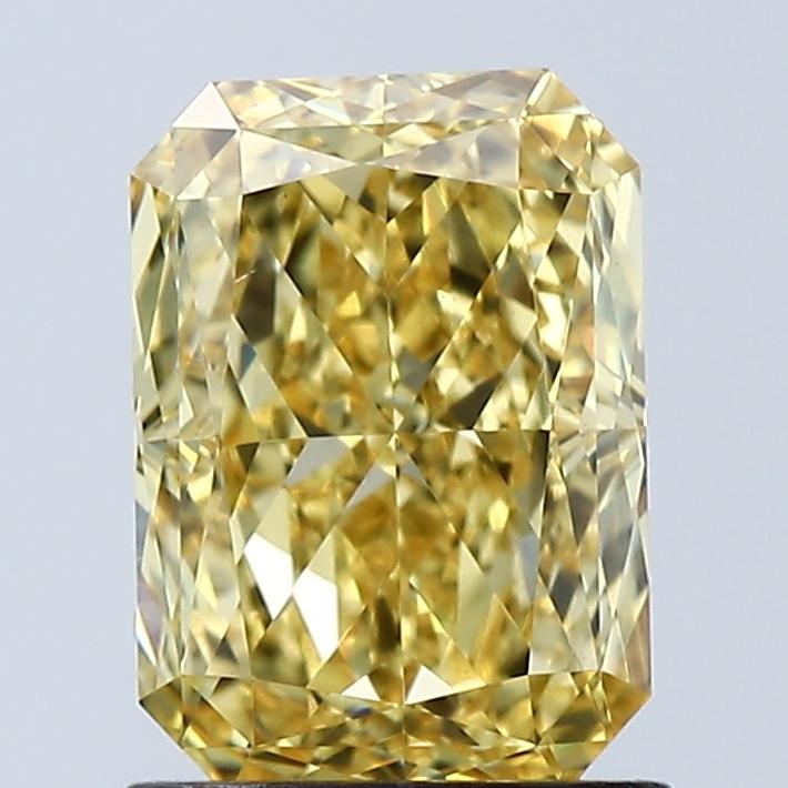 1.53 Ct. Fancy Vivid Yellow Radiant Lab Grown Diamond