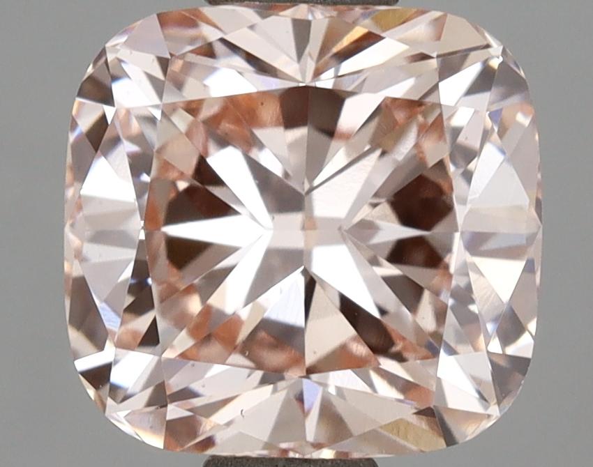 2.01 Ct. Fancy Intense Pink Cushion Lab Grown Diamond