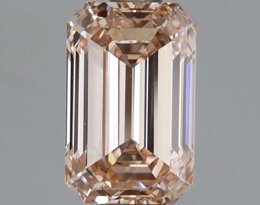 1.53 Ct. Fancy Orangy Pink Emerald Lab Grown Diamond