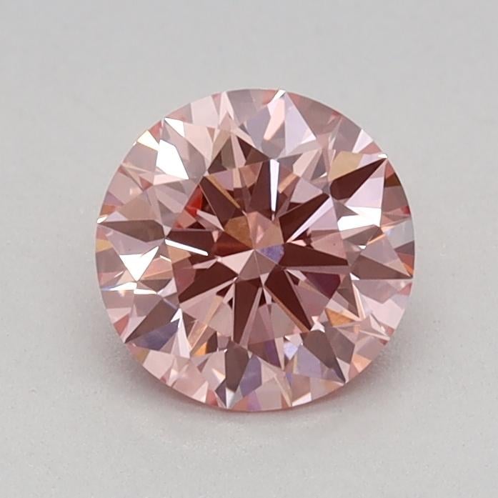 0.56 Ct. Fancy Intense Pink Round Lab Grown Diamond
