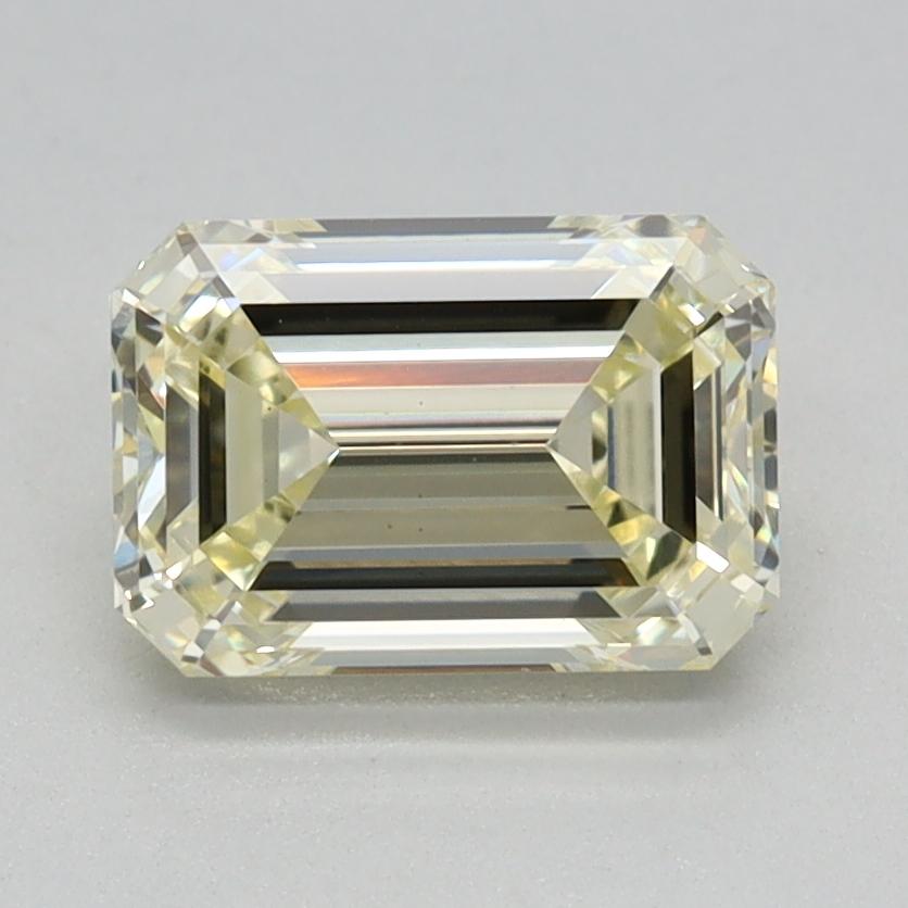 1.23 Ct. Fancy Light Yellow Emerald Lab Grown Diamond