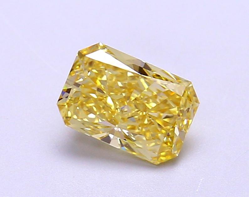 1.10 Ct. Fancy Vivid Yellow Radiant Lab Grown Diamond