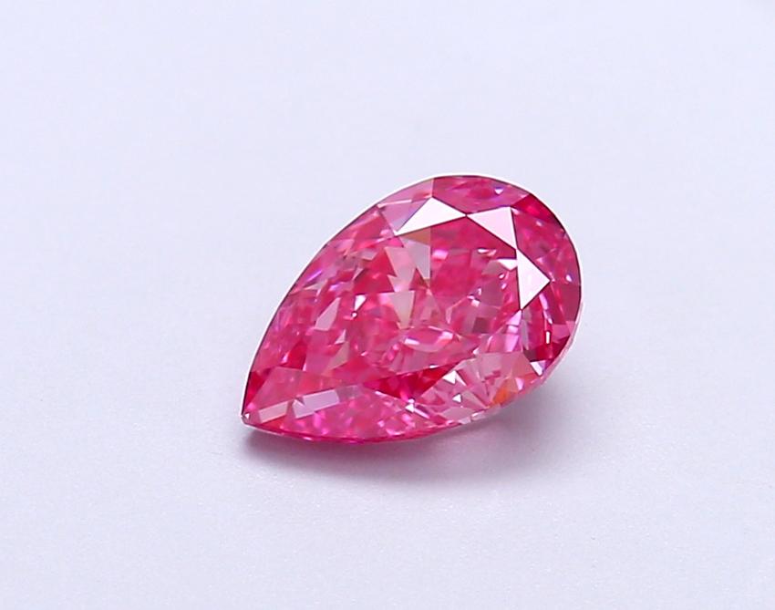 1.02 Ct. Fancy Vivid Pink Pear Lab Grown Diamond