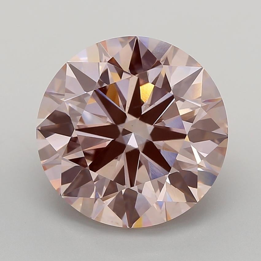 10.07 Ct. Fancy Intense  Pink Round Lab Grown Diamond