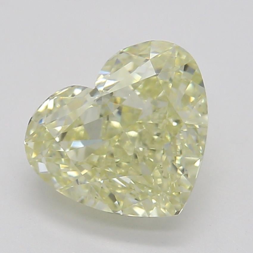 1.01 Ct. Fancy Light Yellow Heart Diamond