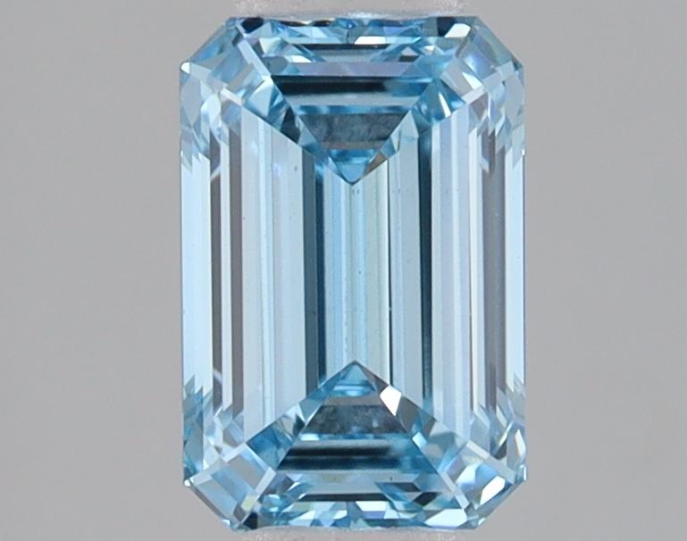 1.42 Ct. Fancy Intense Blue Emerald Lab Grown Diamond