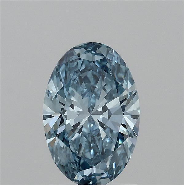 1.50 Ct. Fancy Vivid Blue Oval Lab Grown Diamond