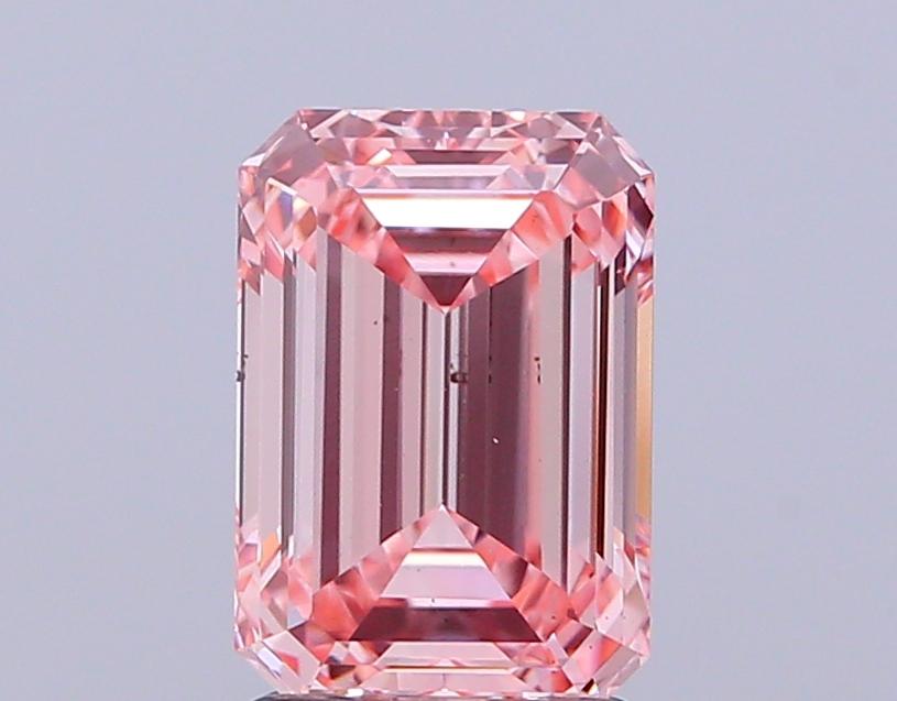 2.06 Ct. Fancy Intense Pink Emerald Lab Grown Diamond
