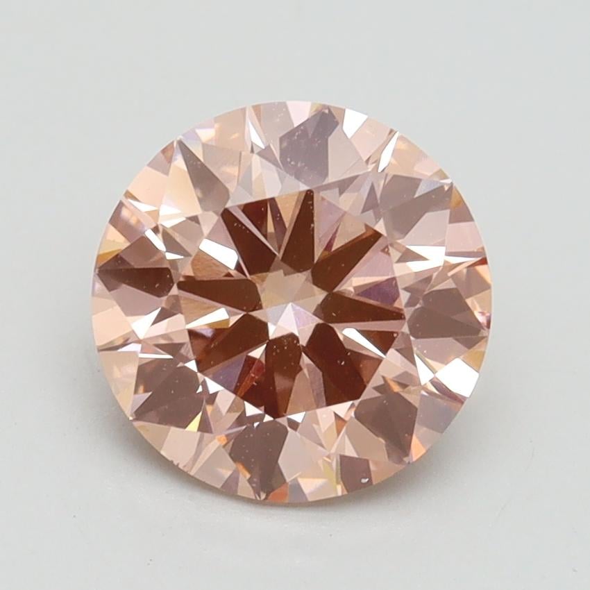 1.85 Ct. Fancy Intense Pink Round Lab Grown Diamond