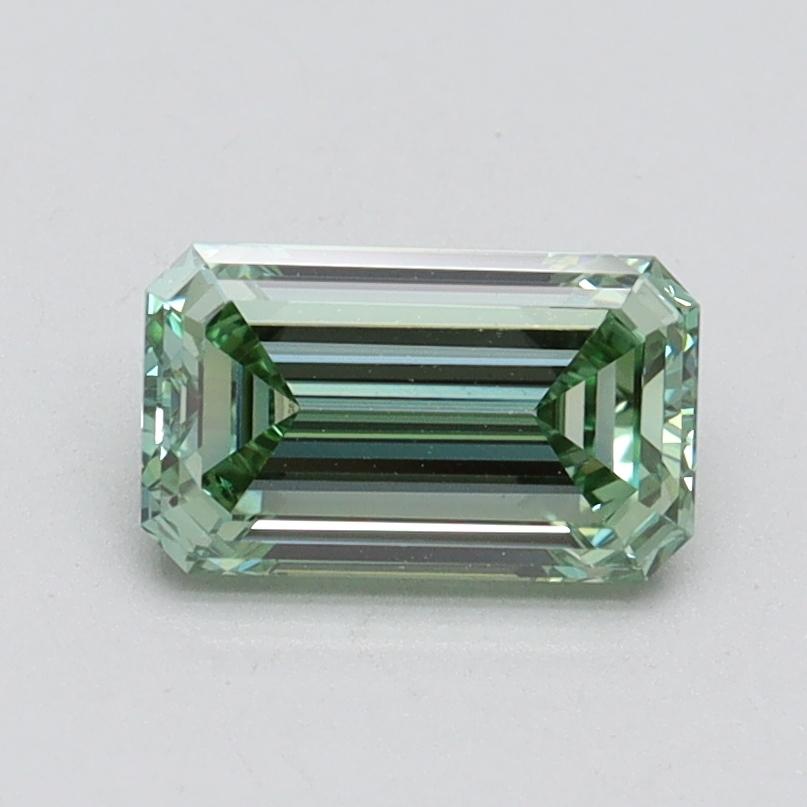 1.02 Ct. Fancy Intense Green Emerald Lab Grown Diamond