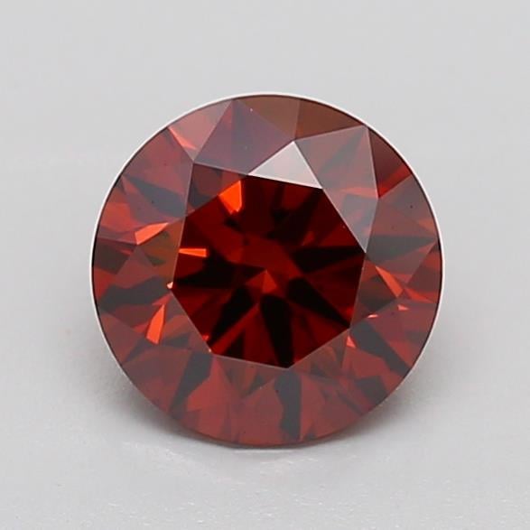 1.01 Ct. Fancy Deep  Orange Round Lab Grown Diamond