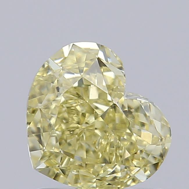 1.05 Ct. Fancy Intense Yellow Heart Lab Grown Diamond