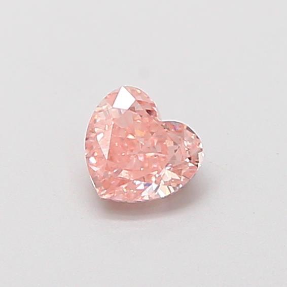 0.29 Ct. Fancy Intense Pink Heart Lab Grown Diamond