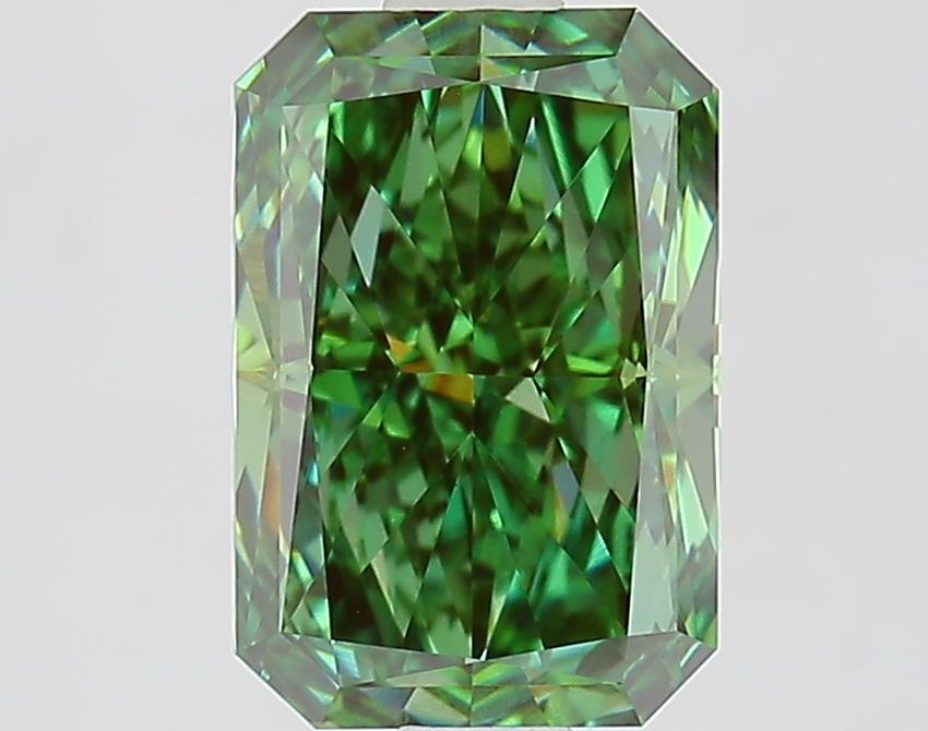 2.48 Ct. Fancy Green Radiant Lab Grown Diamond