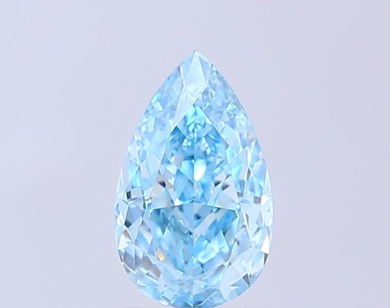 1.53 Ct. Fancy Blue Pear Lab Grown Diamond
