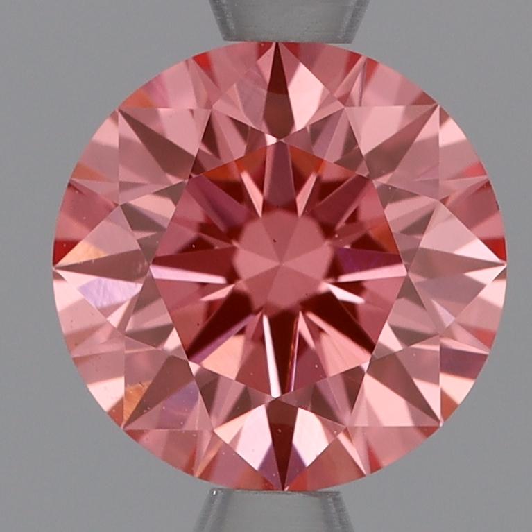 1.02 Ct. Fancy Vivid Pink Round Lab Grown Diamond