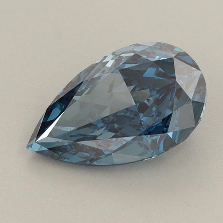 1.19 Ct. Fancy Vivid Blue Pear Lab Grown Diamond