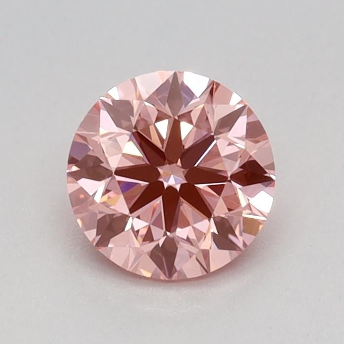 0.50 Ct. Fancy Vivid Pink Round Lab Grown Diamond