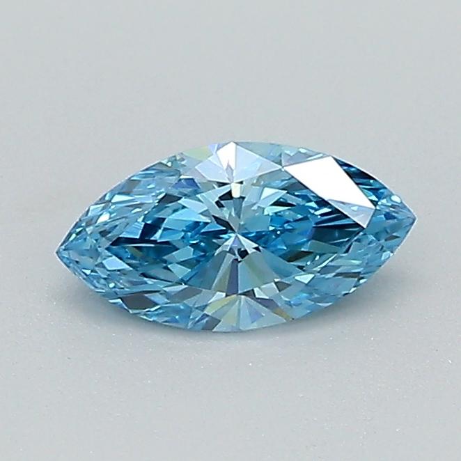 0.40 Ct. Fancy Vivid Blue Marquise Lab Grown Diamond